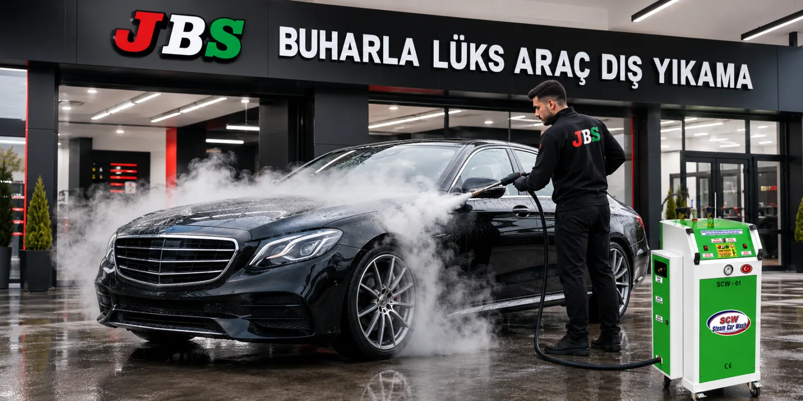 Buharlı Lüks Araç Yıkama