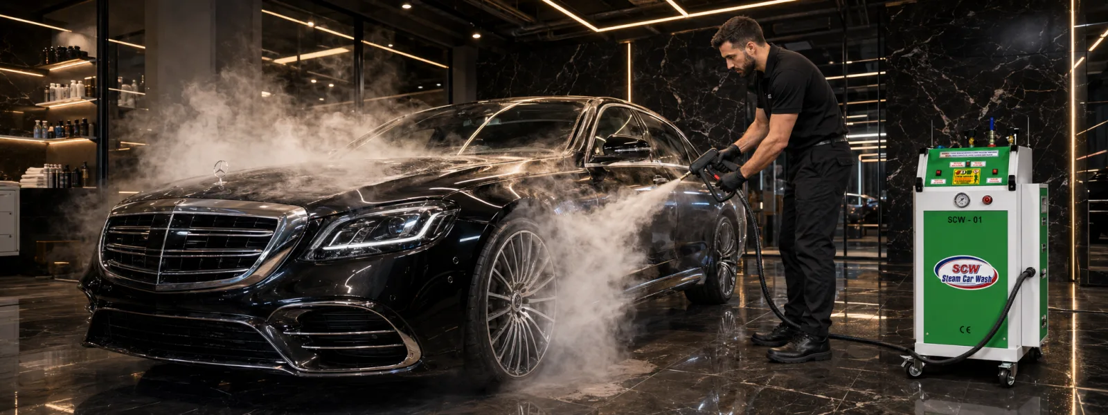 Professioneller Dampfreiniger für Autos blog görseli