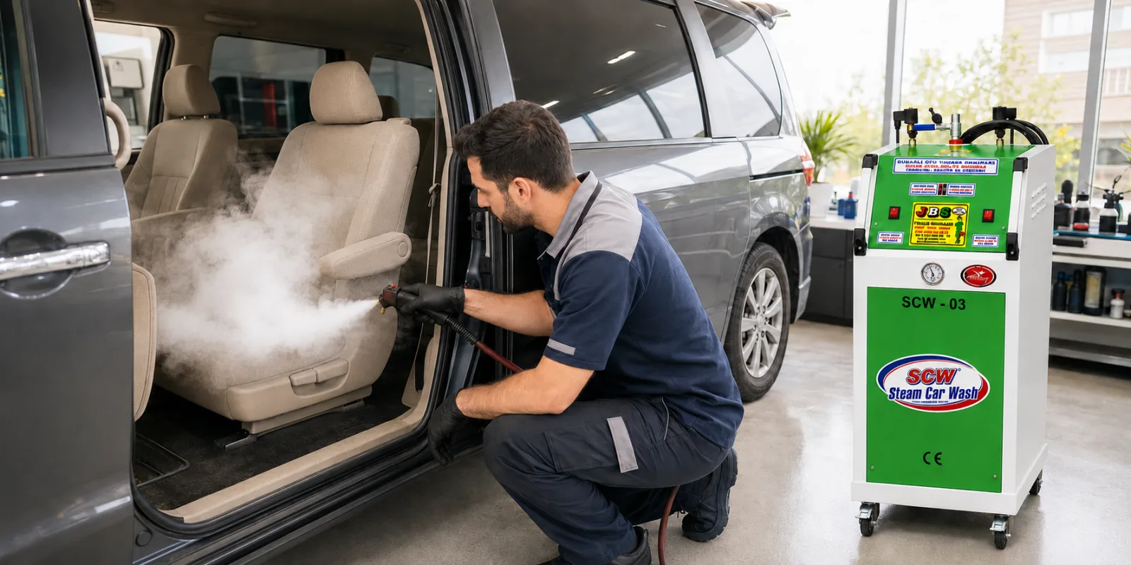 Buy a Professional Steam Cleaner for Your Car blog image