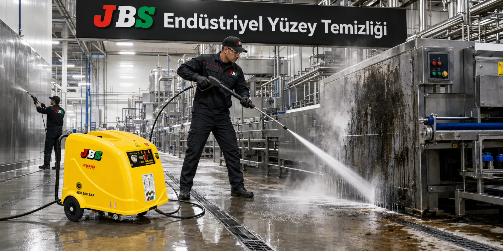 Endüstriyel Yüzey Temizliği