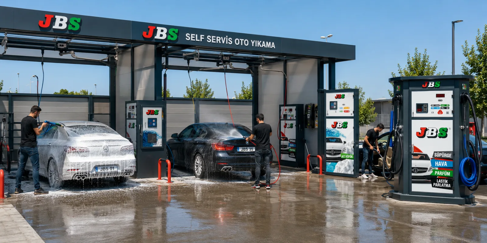 Self servis oto yıkama tesisleri