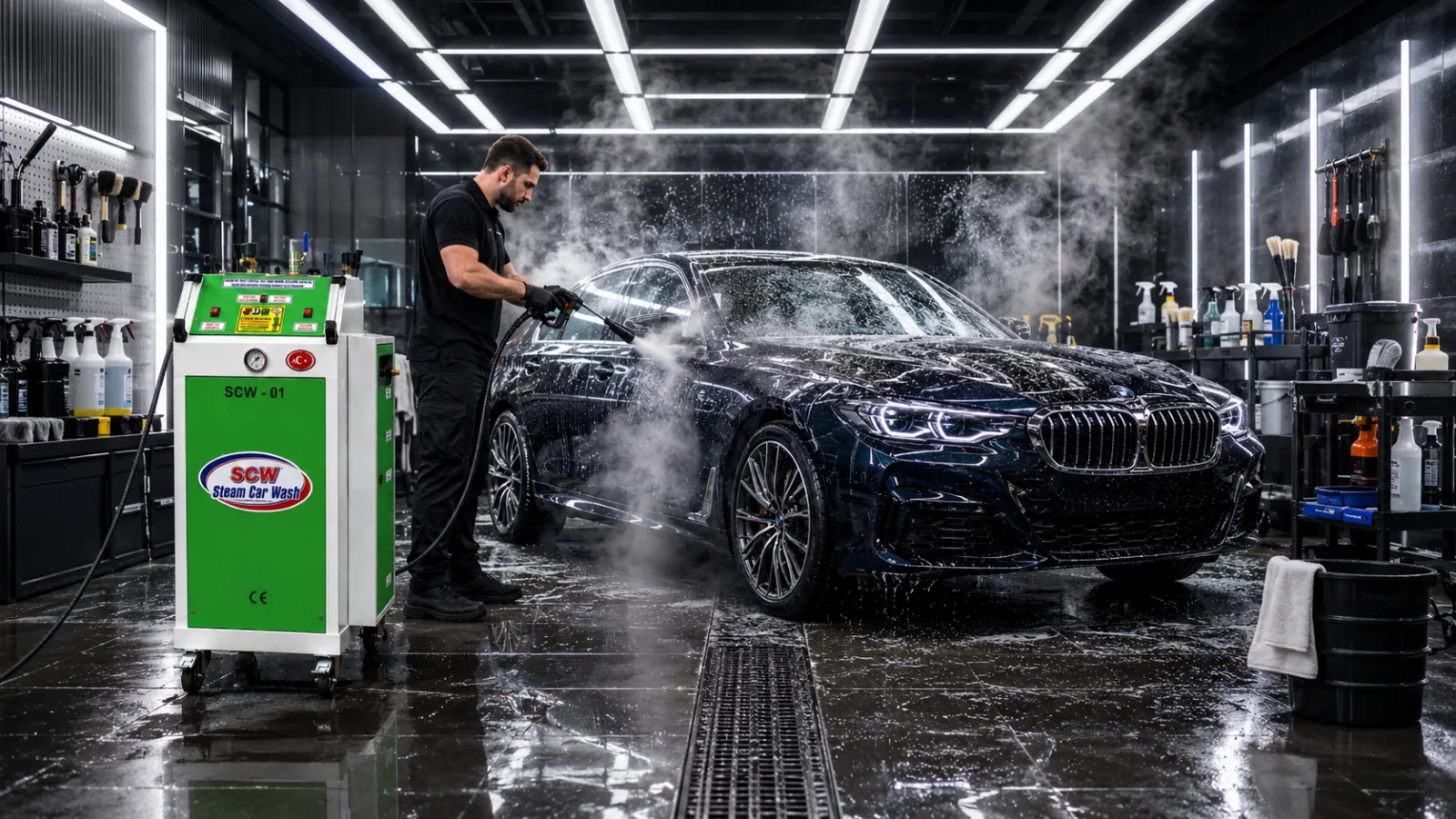 Steam Car Wash Machine