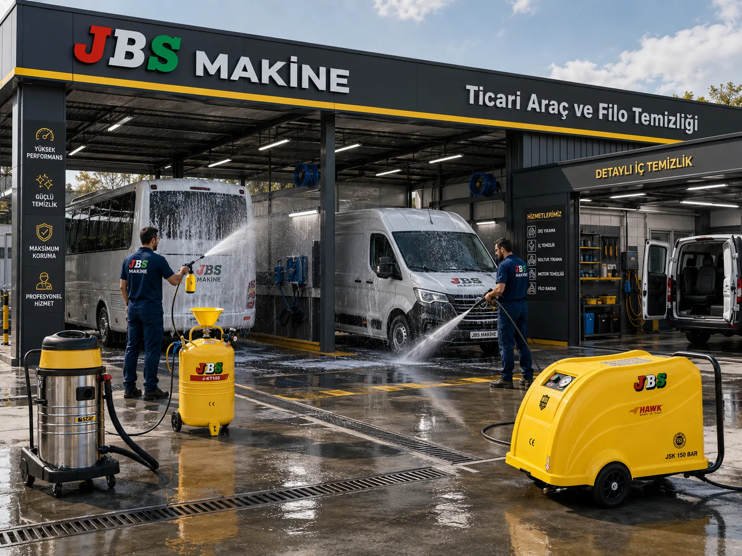 Nutzfahrzeug- und Flottenreinigung