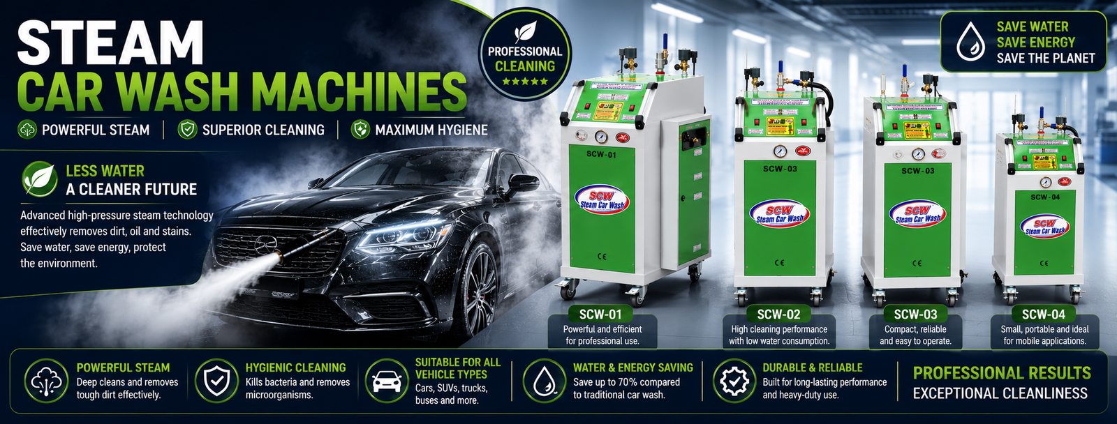 Why Steam Car Wash Machine