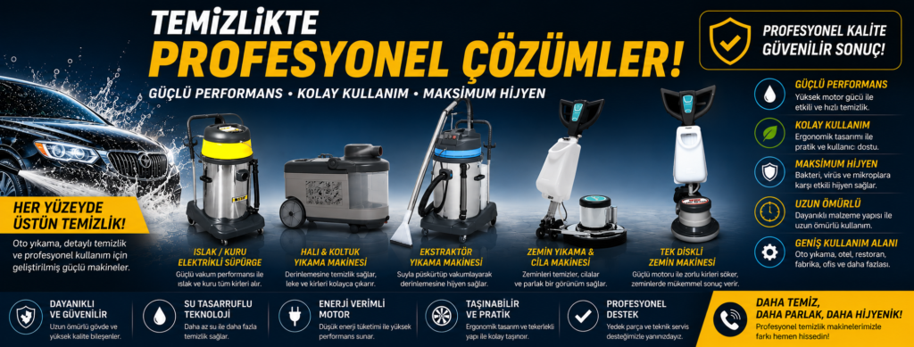 Endüstriyel Temizlik Makineleri