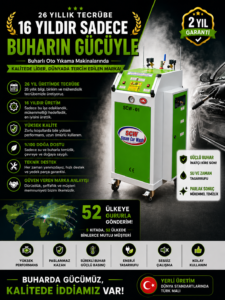 Buharlı oto yıkama makinası nasıl çalışır?
